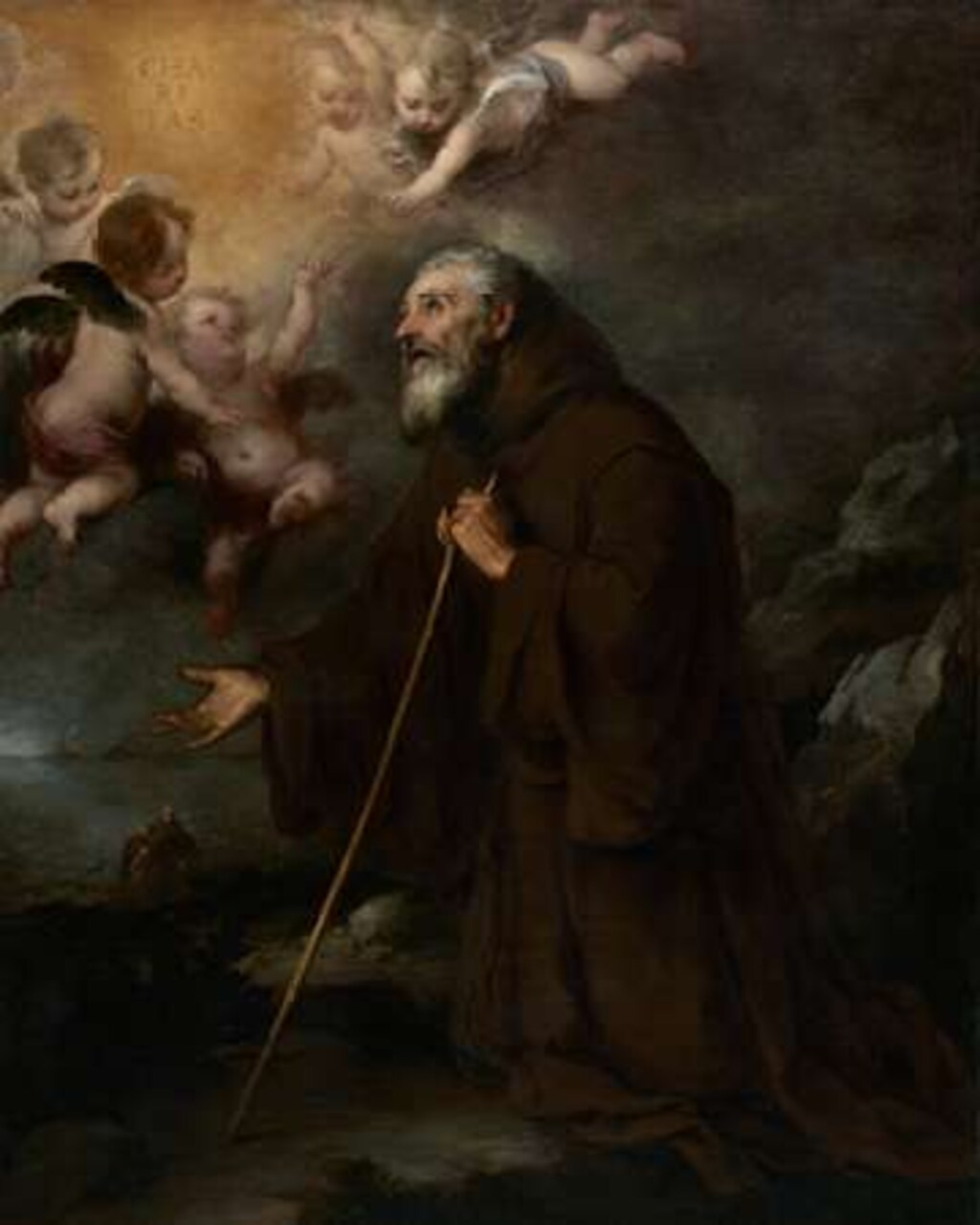 The Vision of Saint Francis of Paola Poster Print by Bartolome Esteban Murillo - Item # VARPDX456099
